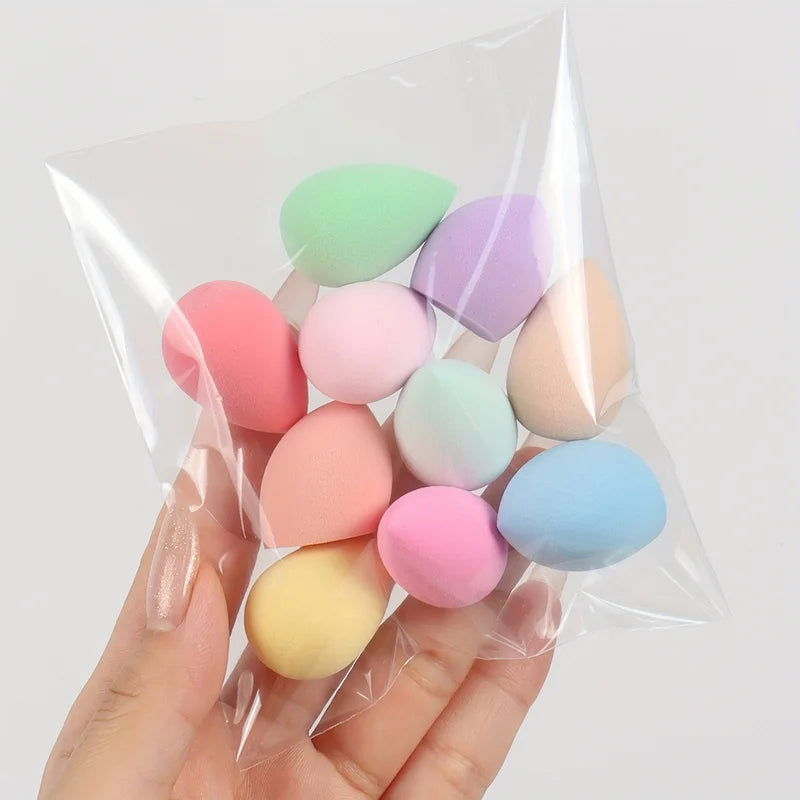 Mini Makeup Sponges Set - Assorted Shapes & Colors, Latex-Free, Multi-Purpose Beauty Tools