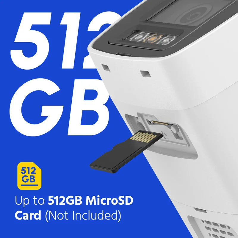 8MP 4K HD IP Security Camera with Dual Light Audio & 256GB SD Storage — Human & Vehicle Detection