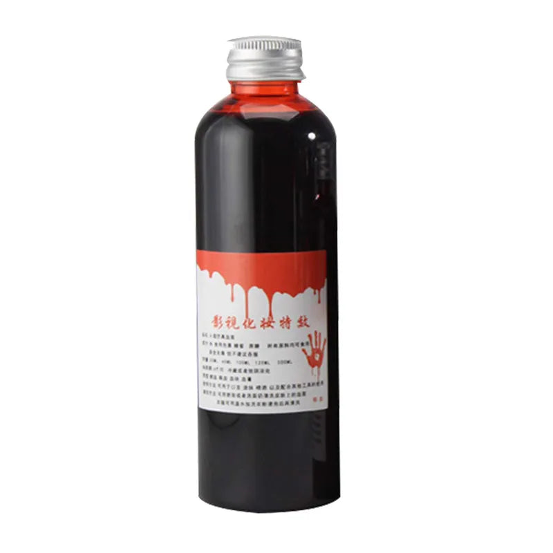 Halloween Fake Blood Gel - 30-100ml Costume Makeup Props for Horror & Pranks