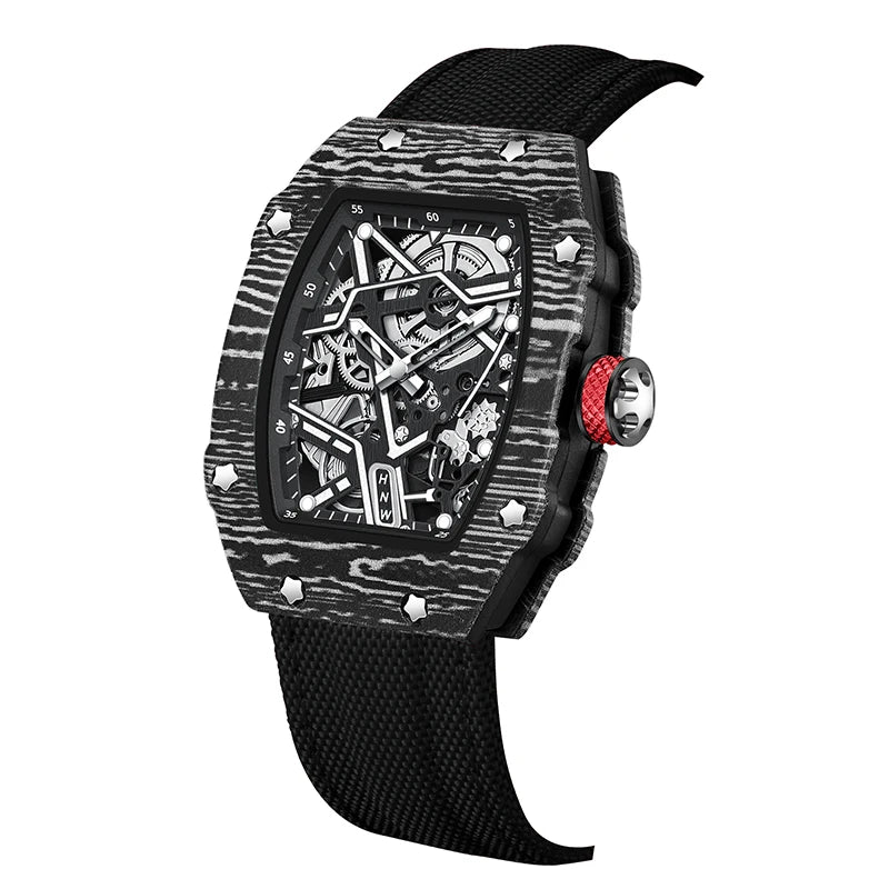 Unisex Ultra-Thin Quartz Watch with Luminous Display and Nylon Strap – Trendy Fashion Accessory for Men and Women