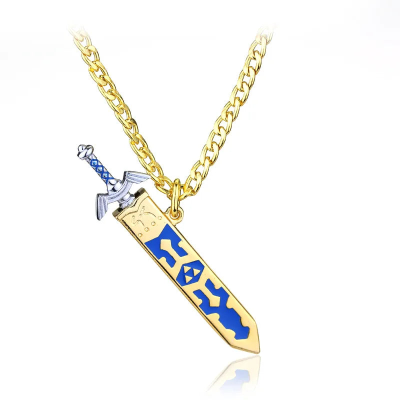 Legend of Zelda Skyward Sword Necklace for Game Fans, Men’s Jewelry