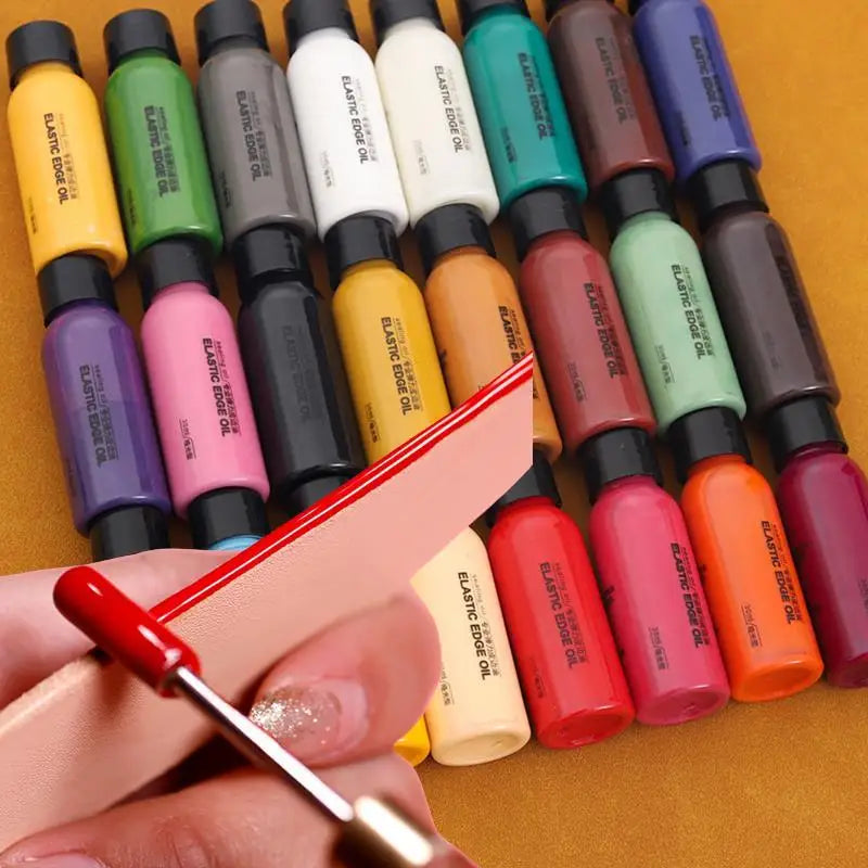 Leather Edge Paint Oil Dye - 30ml for Leather Repair & Finishing - Multiple Colors