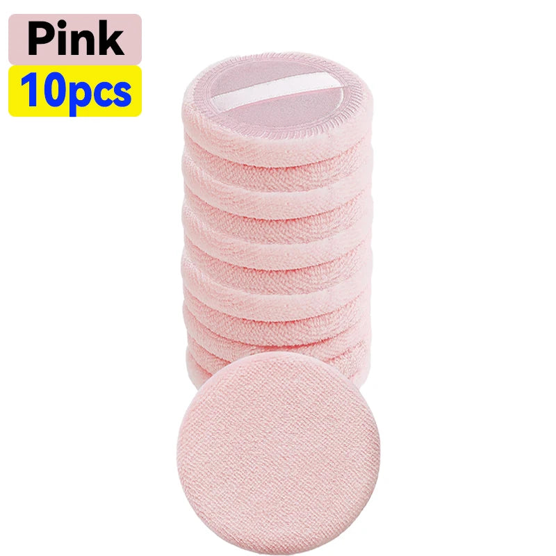 10-50pcs Makeup Sponge Set Soft Cotton Powder Puffs for Foundation & Loose Powder