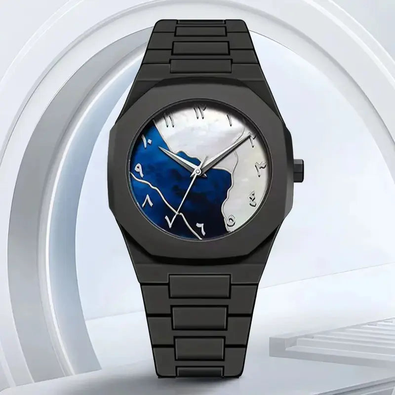 Men's Quartz Business Watch - Senior Style, Adjustable Strap, Multiple Colors
