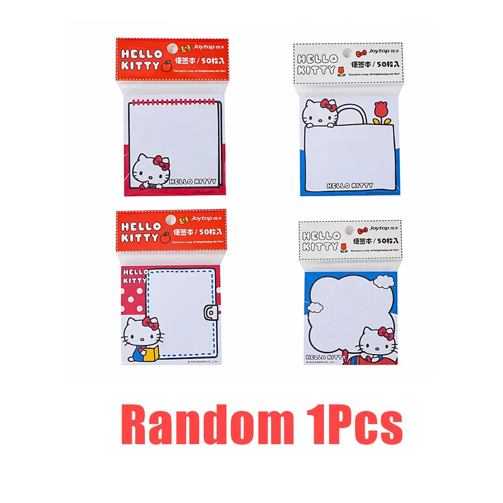 Hello Kitty Memo Pad Set - Cartoon Notepad for Kids and Women, Birthday Gift