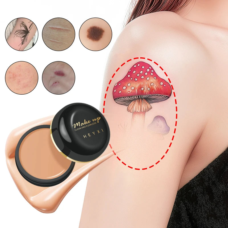Waterproof Concealer Cream for All Skin Types - Natural Finish, Long-Lasting