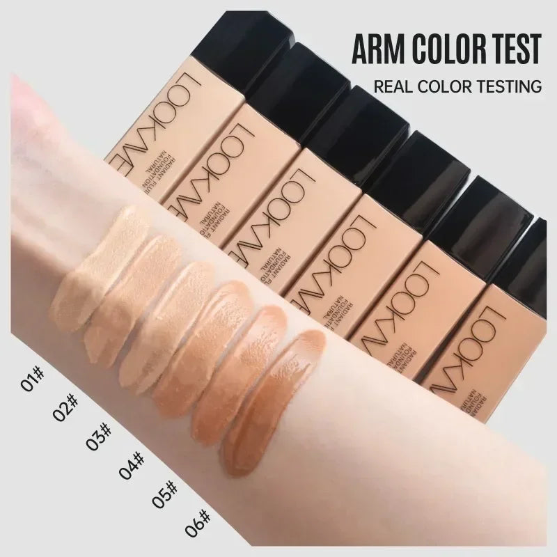 High Coverage Liquid Foundation with Matte Finish for Long-Lasting Makeup
