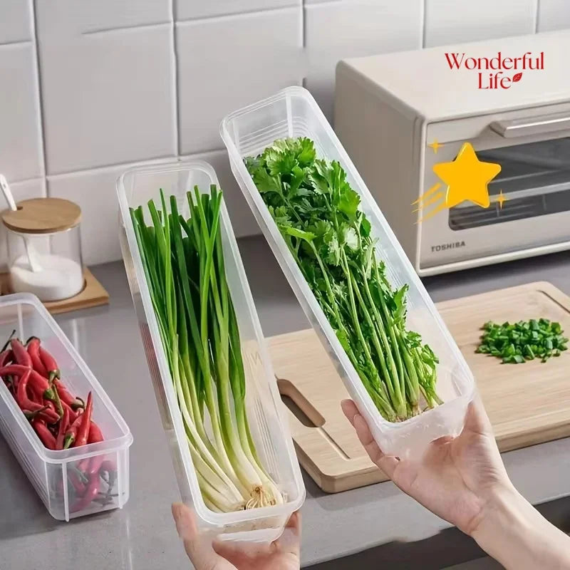 Food Storage Container with Airtight Lid - Fresh-Keeping Plastic Box for Kitchen, Noodles, Snacks
