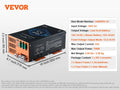 RV Power Converter Charger 45A 110V to 12VDC Smart Battery Charger with Adjustable Voltage