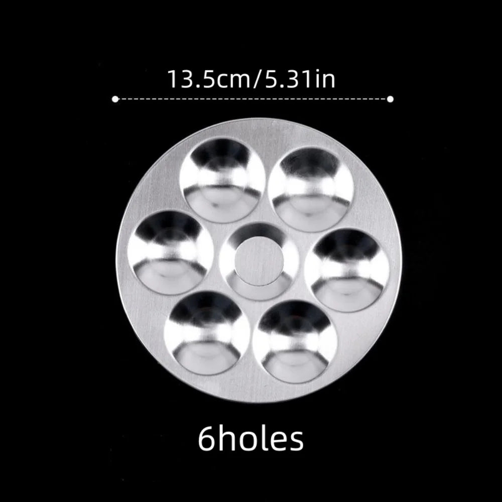 Aluminum Paint Palette for Artists - Lightweight Multi-Shape Mixing Tray
