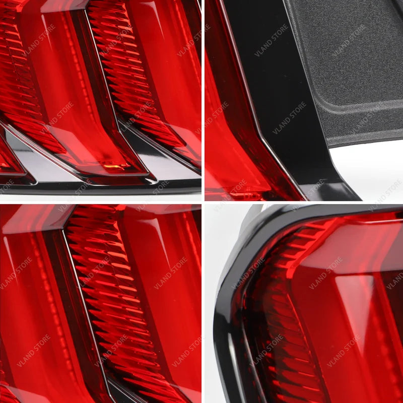 LED Tail Lights for Ford Mustang S550 2015-2023 Sequential Turn Signal Rear Lamps