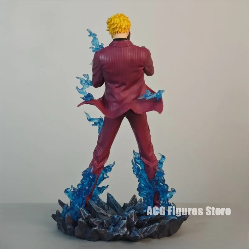 Anime ONE PIECE Sanji PVC Action Figure 25cm Collectible Desktop Statue