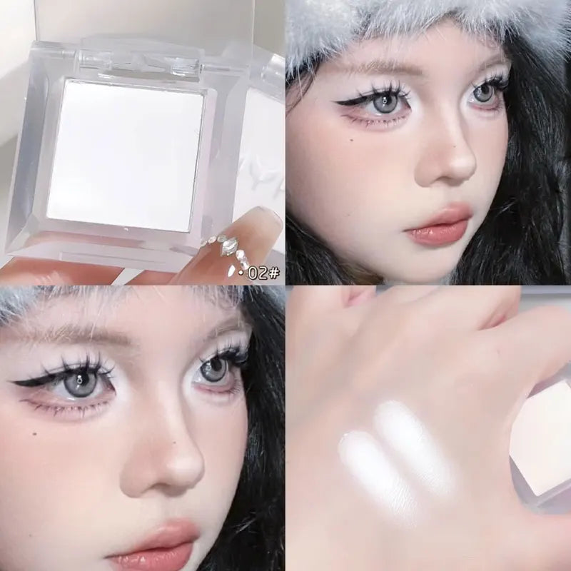 Monochrome Matte Eye Shadow Palette - Smoked, Brightening & Durable