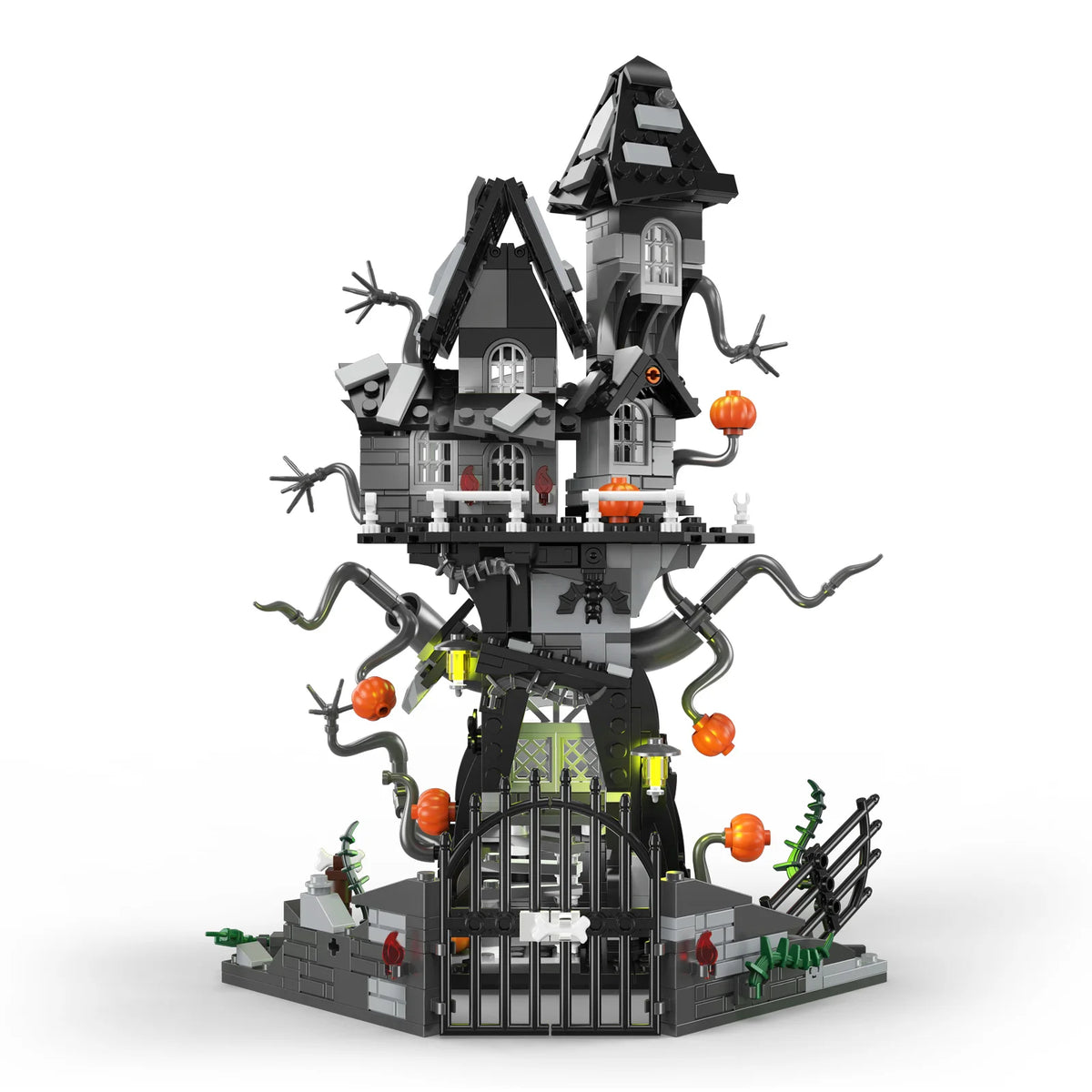 Halloween Castle Building Blocks Set - 598PCS Castle Model for DIY Kids Gift