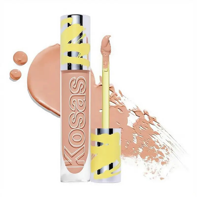Hydrating Liquid Concealer for Dark Circles & Blemishes - Oil-Free, Waterproof, 5.3ml