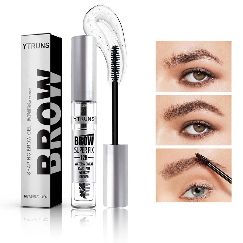 Waterproof Eyebrow Gel - Smudge-Proof Long-Lasting Hold for Natural Look