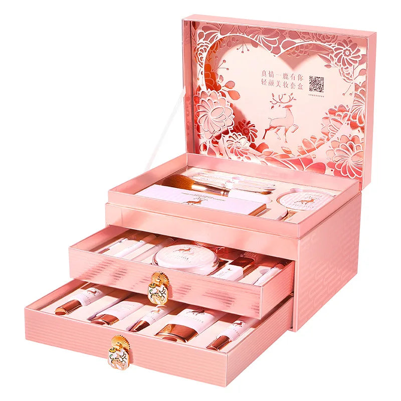 Makeup Kit 20-Piece Cosmetics Set Gift Box for Birthdays & Valentine's