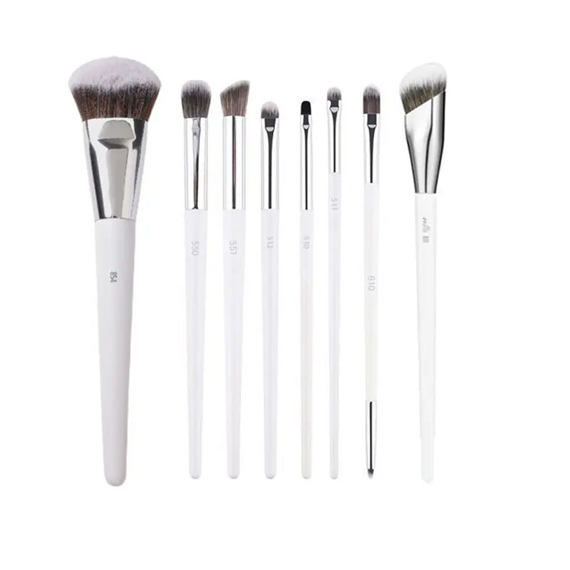 Multicolor Makeup Brush Set - 2/3/4/5/6/7 Piece Face & Eye Cosmetic Tools