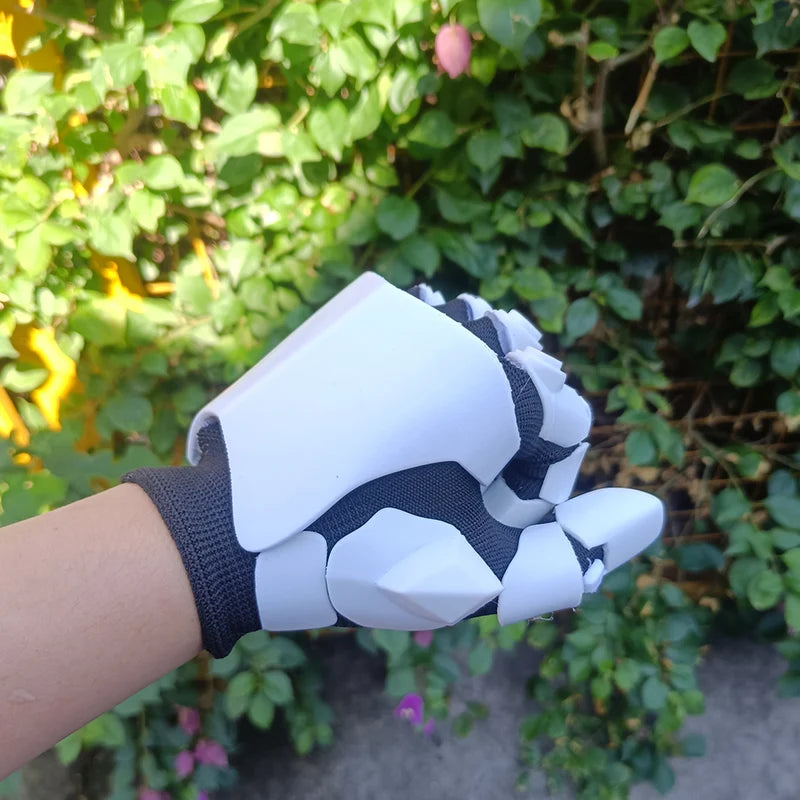 Mechanical Cosplay Gloves 3D-Printed PETG Flexible Costume Gloves - Multiple Colors