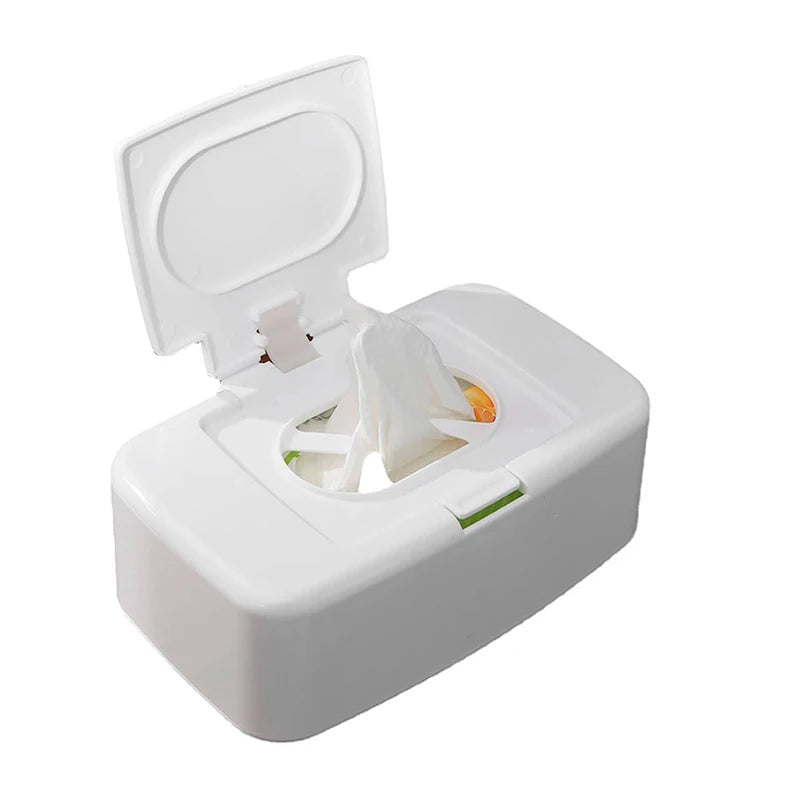 Portable Wet Tissue Box Dispenser for Car & Home - Napkin Storage Container