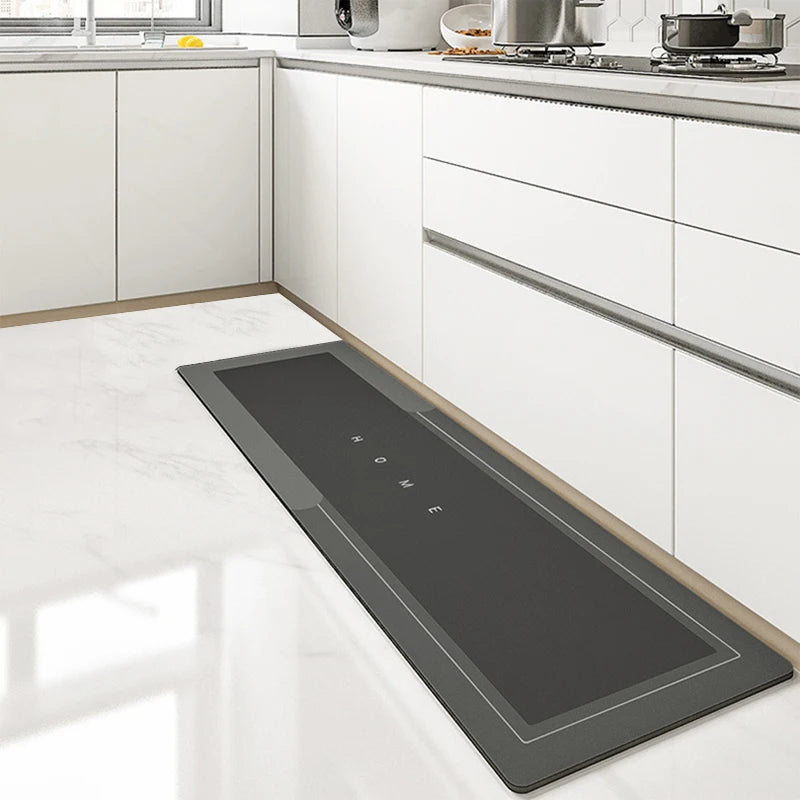 Kitchen Floor Mat Anti-Slip Water Absorbent Rug for Entrance, Bathroom, Living Room