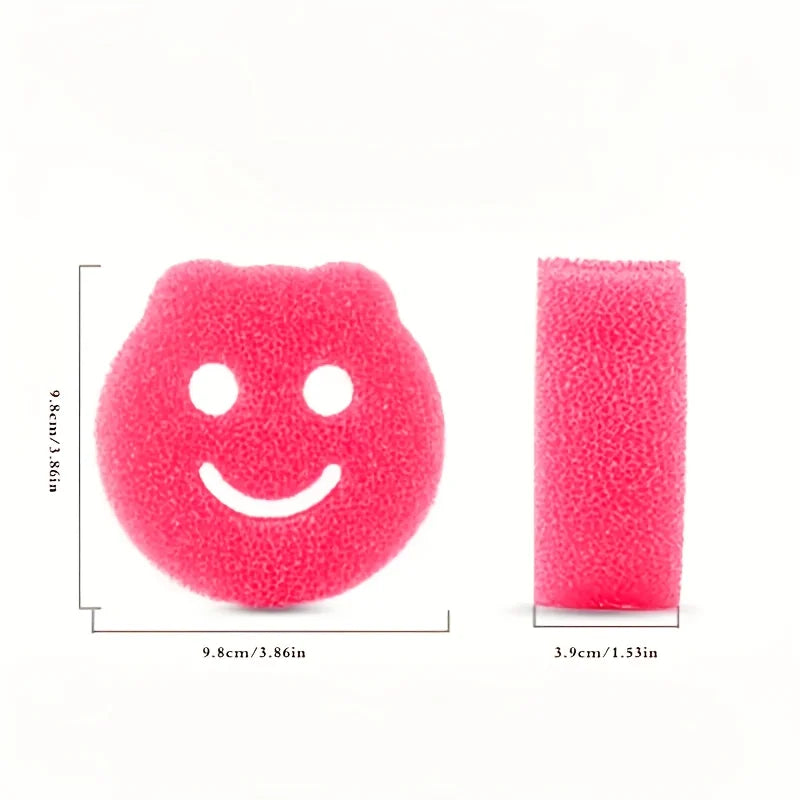 Multi-Functional Kitchen Sponge Brushes - 3-Piece Stain-Removing Scrub Set