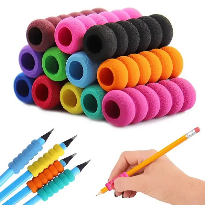 Soft Foam Pen Grip Sleeve Anti-Slip Writing Accessory for Most Pens