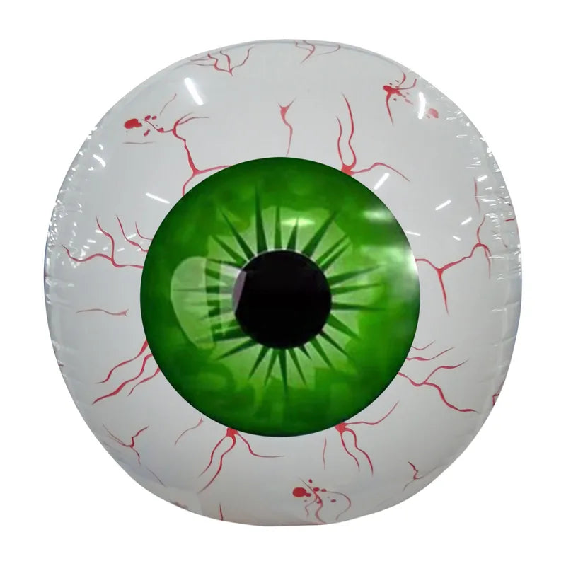 Halloween Inflatable Bloodshot Eyeballs Decor Indoor Outdoor Garden - 55cm