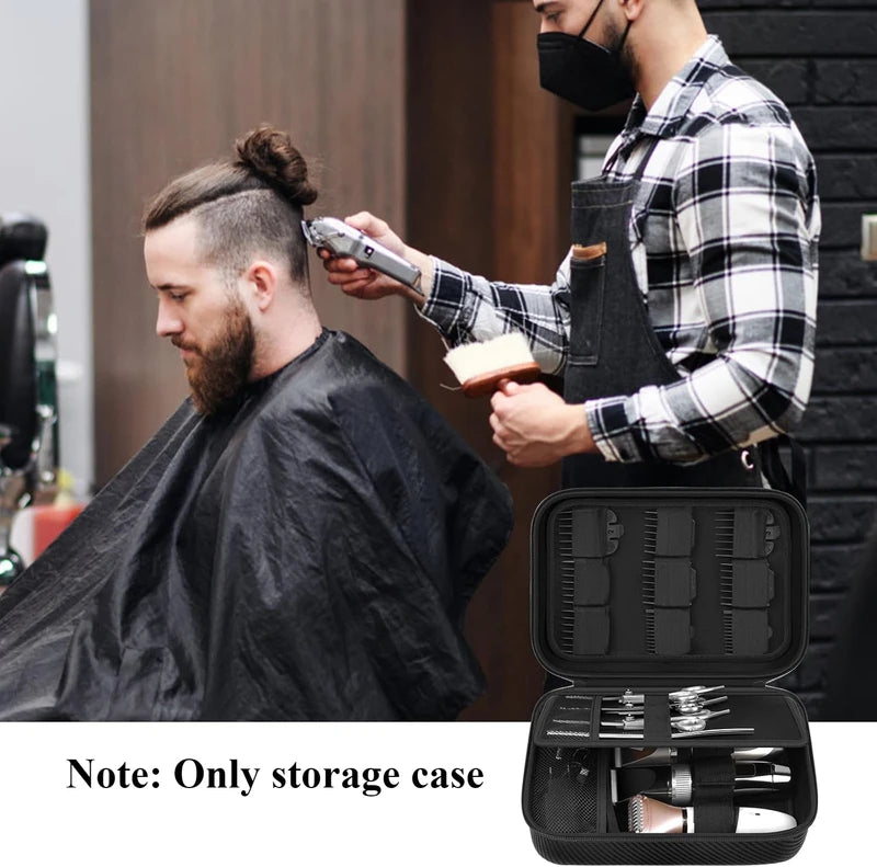Portable Barber Clipper Storage Bag Organizer for Hair Clippers & Supplies