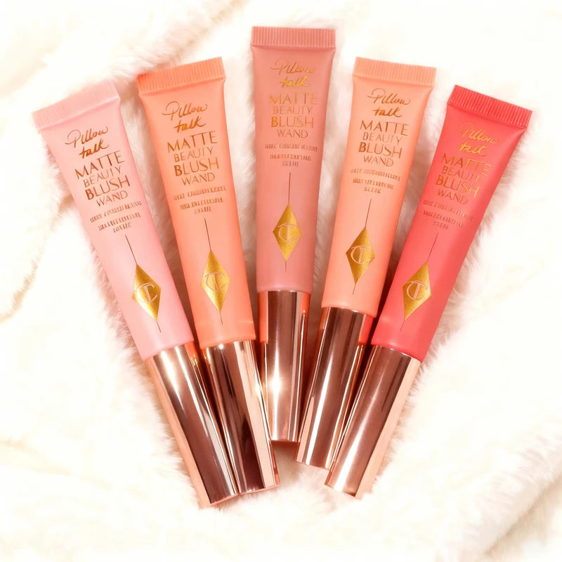 Buildable Hydrating Waterproof Lip & Cheek Makeup Set with Brush - Matte Lipstick & Setting Spray