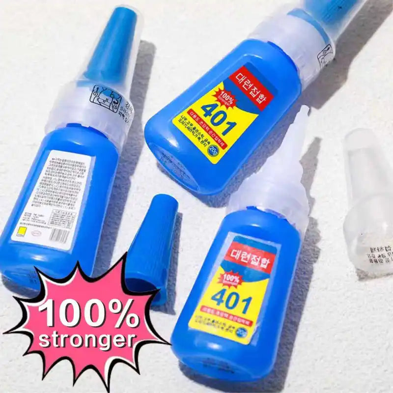 Strong Quick-Drying Nail Sticker Glue - Multi-Purpose Nail Art Adhesive 20ml