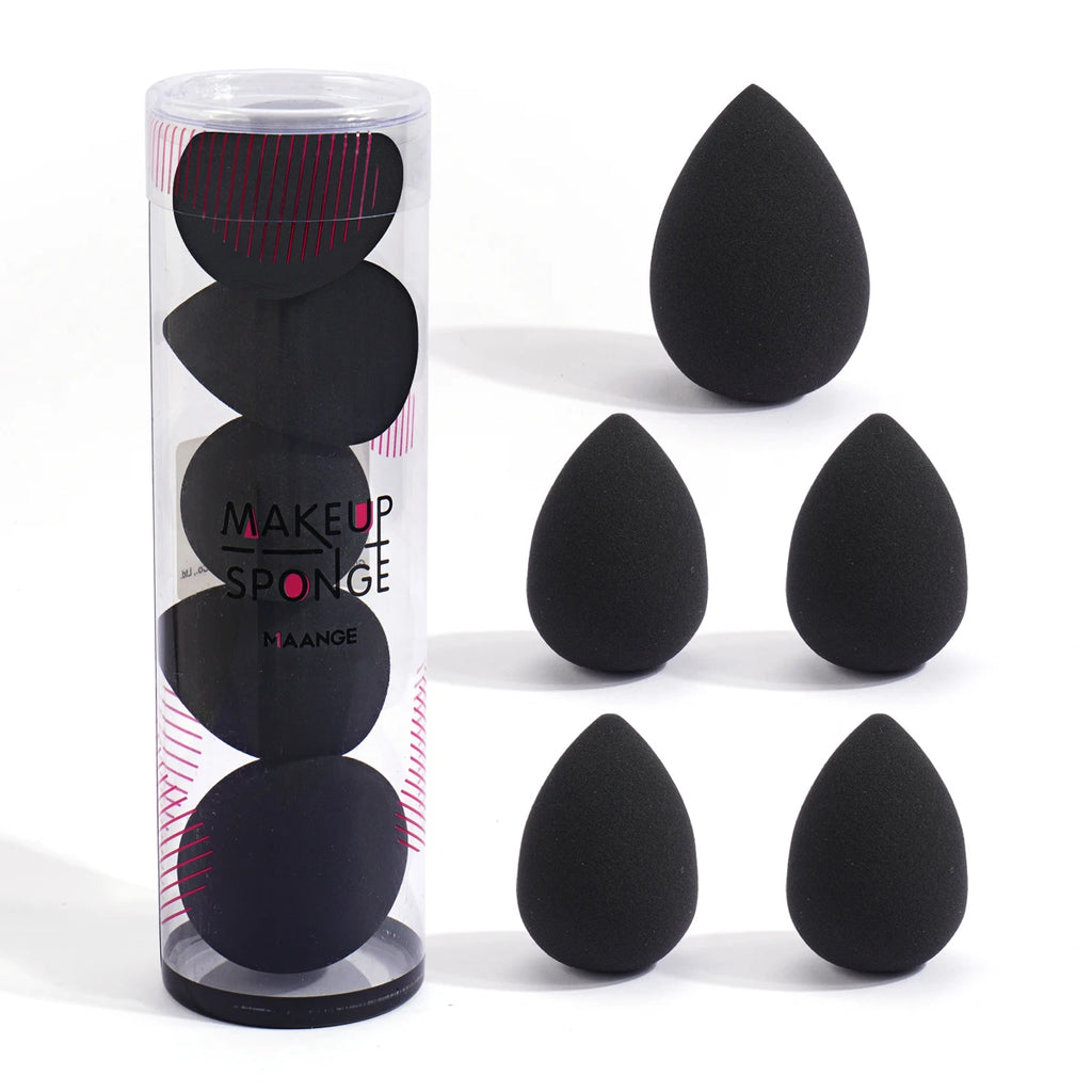 5PCS Makeup Sponge Blender Set for Foundation Concealer Powder and Cream - Multi-Color