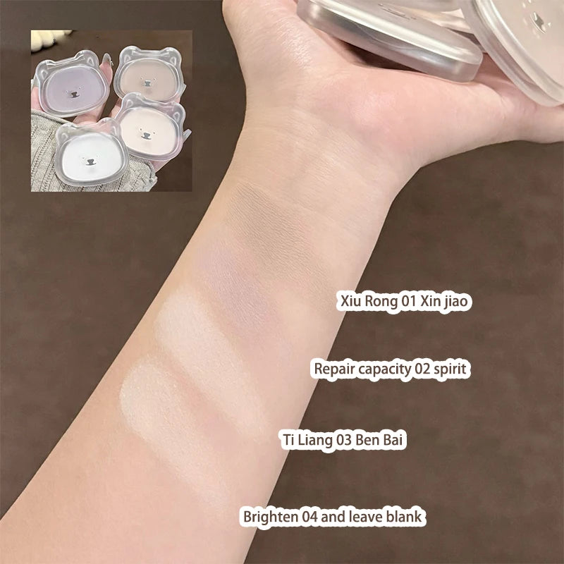 Oil Control Makeup Powder with Waterproof & Sweatproof Finish - Skin-Friendly Concealer