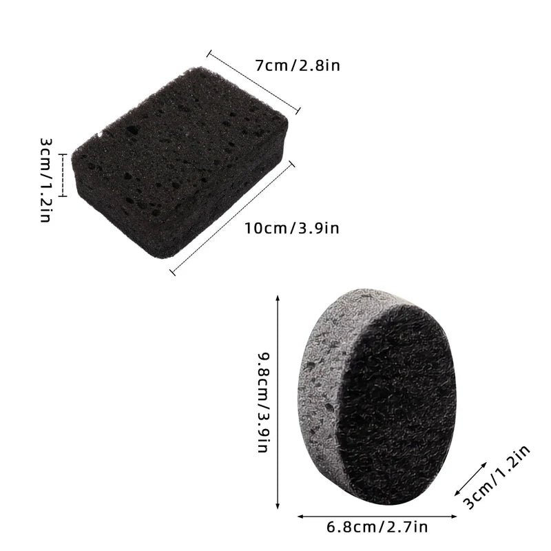 5-Pack Seaweed Kitchen Cleaning Sponges Non-Stick Oil Wiping Dishcloths Reusable