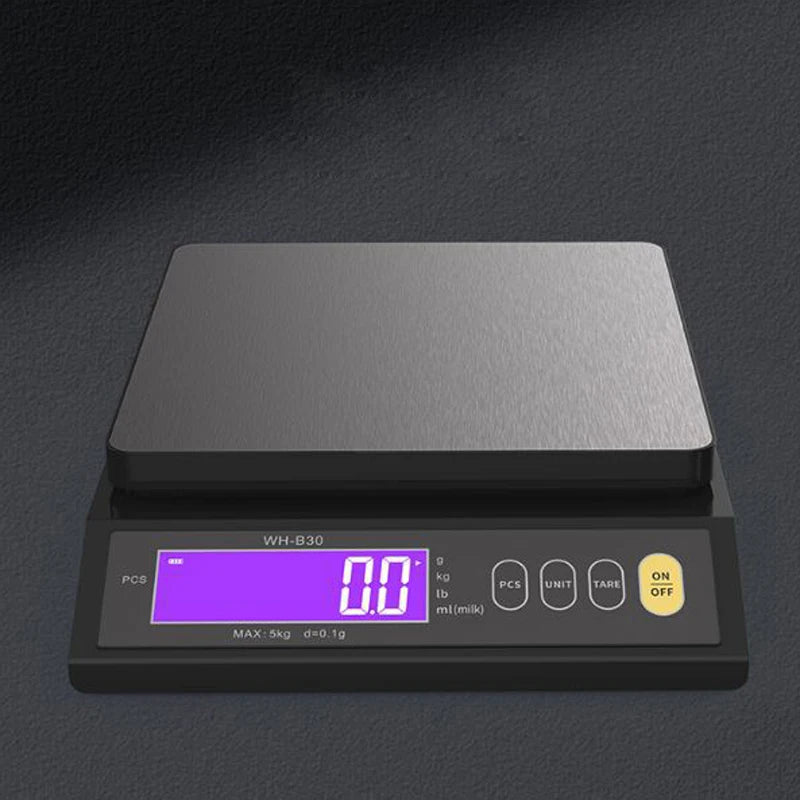 Digital Kitchen Scale 5kg/0.1g & 10kg/1g Waterproof Food Weighing Tool