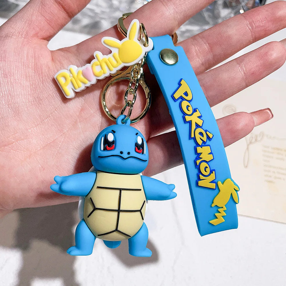 Pokemon Pikachu Keychain Action Figure Toy for Car Bag Collection - Multiple Colors