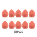 Professional Makeup Sponge Set - 10 Non-Latex Soft Blending Puff Kit with Stand