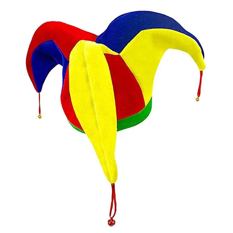 Multicolor Clown Hat for Parties Halloween Costume Accessory
