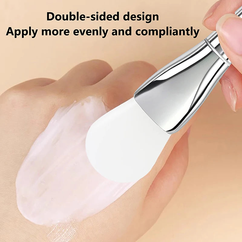 Silicone Facial Mask Brush - Soft Silicone Applicator for Face Masks & Spa Beauty Tools