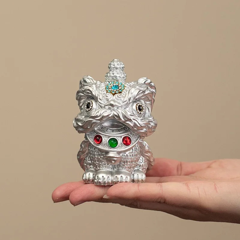 Creative Lion Dance Figurines for Home Decor and Gift - High-Design Desktop Art