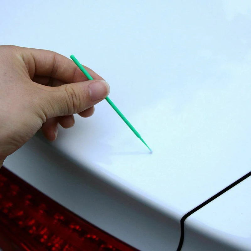 100Pcs Paint Brush Set for Touch-up Auto & Hobby Painting - Disposable Fine Tip Applicators