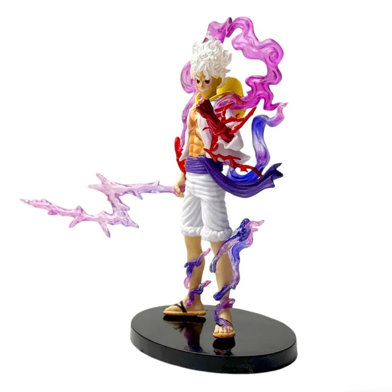 21cm One Piece Action Figure Luffy GEAR 5 Nika Sun God Collectible Toy