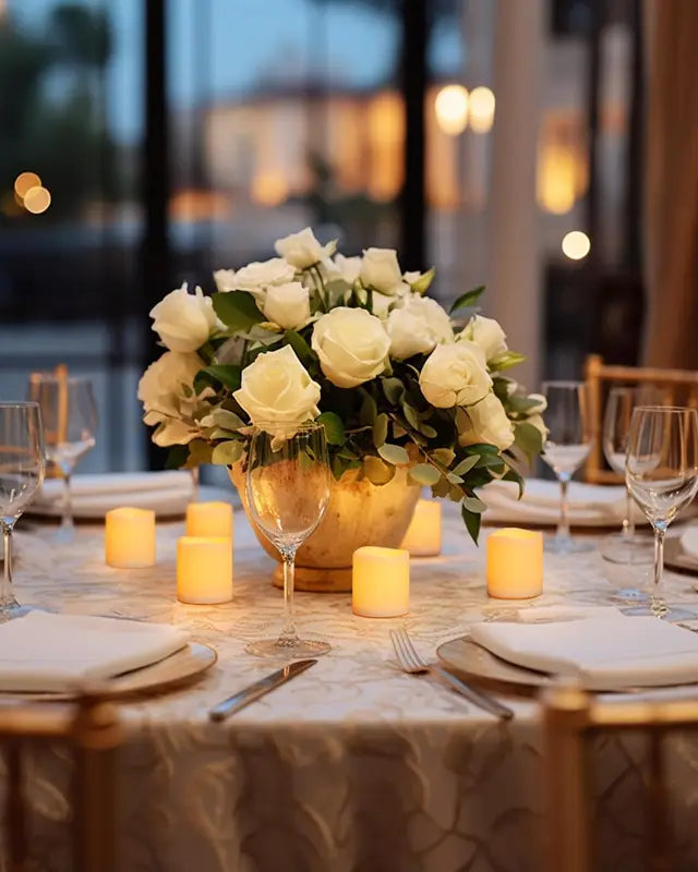 24Pcs Flameless LED Candle Lights for Weddings Christmas Halloween - Warm White