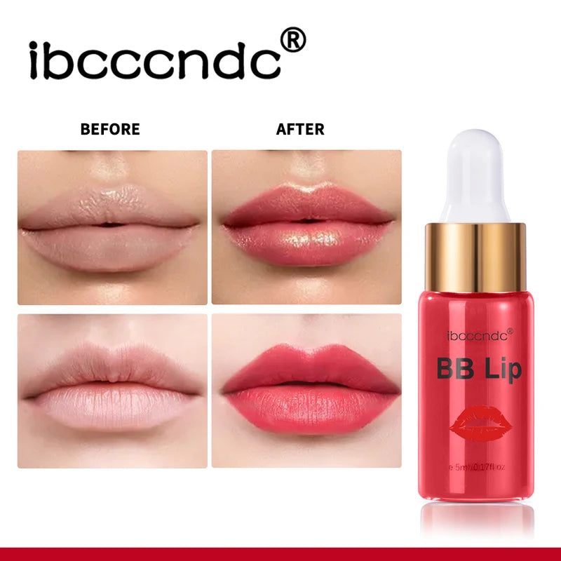 Semi-Permanent Lip Gloss Set with Tinted Pigments - Moisturizing Lip Care Kit