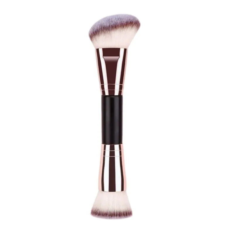 Double-Ended Makeup Brush Set - Multi-Functional Foundation Blush Contour