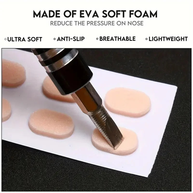 Self-Adhesive Foam Eyewear Nose Pads for Glasses Comfort and Fit