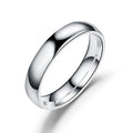 Titanium Wedding Ring Men Women 4mm 6mm High Polished Allergy-Resistant Jewelry