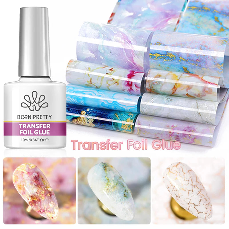10ml Transfer Foil Nail Gel Polish for Nail Art & Manicure
