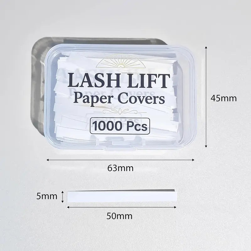Lash Lift Paper 1000PCS Reusable Eyelash Perm Ribbon for Curling & Fixing