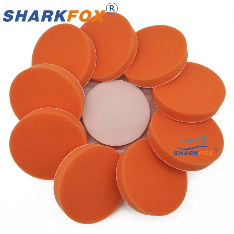 Car Polishing Pads Kit 5 & 6 Inches Sponge Buffing Waxing Buffer Auto Care